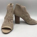 Jessica Simpson  Size 8 Rianne Crotchet Cream Booties Shoes Photo 0