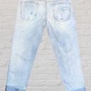 One Teaspoon One x  27 Awesome Baggies Destroyed Cuffed Hem Jeans Blue Heart Photo 8