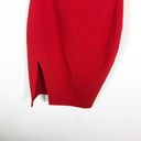 Likely NWT  Packard Dress Size 0 Red One Shoulder Knee Length Cocktail Photo 9