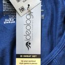 Ideology ID  Women s Essentials Sweat Set T-Shirt Size Medium Blue Short Sleeve Photo 6