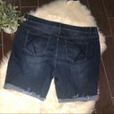 Lane Bryant  frayed hem Bermuda shorts sz 28 Photo 2