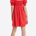 Draper James NWT Jennifer Mini Babydoll Dress in Red Polka Dot Small Photo 8