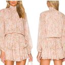 Yumi Kim  Flower Mini Ruffle Dress in Eden Blush Floral Medium NWT Retail $238 Photo 2