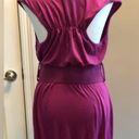 Vintage 1990s Bright Lilac Slip On Dress with Wide Belt Size XL 15/17 Photo 3