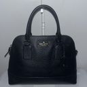 Kate Spade  BAY STREET SMALL RACHELLE Crossbody Satchel BAG Black Pebbled Leather Photo 1