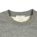 Good American  Size 3 US L Distressed Cropped Boyfriend Sweatshirt Heather Gray Photo 1