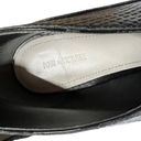 Pour La Victoire  Shoes Women Size 8.5 Vika Black Snake Leather Peep Toe Shooties Photo 7