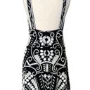 Alexis  Jerza Black and White Stone Embellished Embroidered Beaded Mini Dress Photo 3