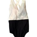 Summersalt  Deep Dive One Piece Swimsuit in Ivory Black Photo 3