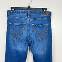 Hollister Jeans Womens Sz 5 S Blue High Rise Super Skinny Distressed 27x28 Photo 4