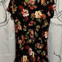 Papaya black floral romper Photo 3