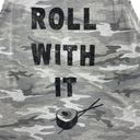 Grayson Threads Women's Camo "Roll With It" Sushi Graphic Tank Top Photo 6