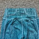 Buffbunny Jacquard Teal High Waisted Leggings Photo 5