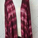 Torrid  Wine Tie Dye Gauze Long Kimono Plus Size 1X Photo 3