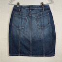 Banana Republic  Zip/Button Denim Skirt Size 0 Photo 1