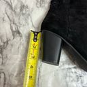 Madden Girl  Tall Black High Heeled Boots size 8.5 lace up back round toe Photo 3