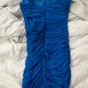 Hello Molly Blue Homecoming Dress Photo 3