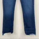 Hudson Jeans Hudson Colette Skinny Crop Jeans size 27 Destroyed Chewed Hem Dark Wash Photo 5