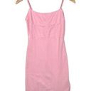 4S13NNA  Michal Light Pink Sleeveless Bodycon Midi Dress With Side Slit Medium Photo 0