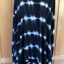 onetheland  black tie dye criss cross tie back Top size medium Photo 3