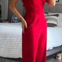 Francesca's Francesca’s Red Jumpsuit  Photo 0