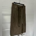 Vince  Belted Lambskin Leather Skirt-‎ NWT 6 Photo 6