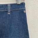 AG Adriano Goldschmied ALEXA CHUNG for AG A-line Button Front MIDI Denim Skirt Size 27 Photo 7