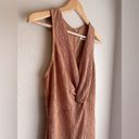 Nordstrom Floret Studios  Plisse Wide Leg Jumpsuit in Copper Photo 2