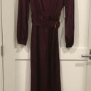 Aura Burgundy Jumpsuit Photo 0