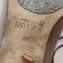 Unisa  beige suede pointed toe lace up flats size 7 Photo 6