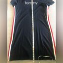 Tommy Hilfiger  women’s navy blue side striped T/shirt dress in size M new Photo 3