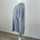 Rae Dunn  Grey Long Sleeve Sweet Dreams Top Size L Photo 2