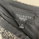 Talbots  Textured Tweed Wool Blend Pencil Skirt Office Grainy Size 4P Petite Photo 6