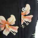 The Moon VINTAGE Pineapple Boxy Silk Princess Tank Top Button Down Hawaiian S‎ Photo 5