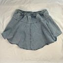 Aerie NWT  Size S Blue Denim Skirt Circle Mini Skirt Cowgirl Femme Preppy Ruffle Photo 8