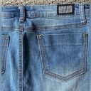 Earl Jean Women’s Denim Jean Mini Skirt Distressed Photo 1