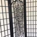 Divided Zebra Animal Print Dress Black White Medium Photo 2