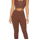 Naked Wardrobe NWT  Chocolate Brown The Snatched In Leggings Photo 3