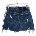 LF  Furst of A Kind Distressed Denim Skirt Size 29 Photo 5