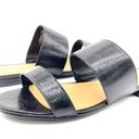 Comfort View Womens 8.5 WW Shadi Black Metallic Slip On Sandal Slides Flats Photo 0