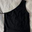 Brandy Melville Black One Shoulder Top Photo 1