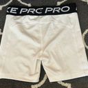 Nike White Pro Spandex Shorts Photo 2