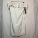 Sequin Hearts NEW NWT  Off the Shoulder Dress Cream Ivory Fitted Bodycon Mini 9 Photo 2