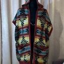 American Eagle  Size XS Hooded Navajo Sweater Poncho Photo 0