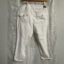 American Eagle  White Womens Artist Stretch Crop Ankle Jeans Pants Size 10 EUC Photo 1