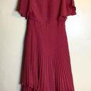 JJ's House  Wine Special Occasion  bridesmaid high low pleated Dress  Sz. … Photo 1