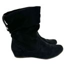 X-Appeal  Size 8 Womens Carney Wedge Boot Black Faux Suede Photo 8