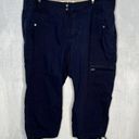 The Mountain  Khakis Pants Navy Capri  Cargo 12 Photo 0