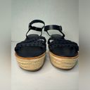 Gap Women’s Strappy Flatform Espadrilles Blue Platform Sandals Size 10 Photo 3