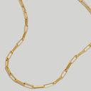 Madewell NWT  Paperclip Chain Necklace In Vintage Gold Photo 2